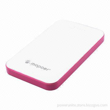 Portable Power Bank with 8,000mAh Li-Polymer Battery, Suitable for Apple's iPhone and iPod